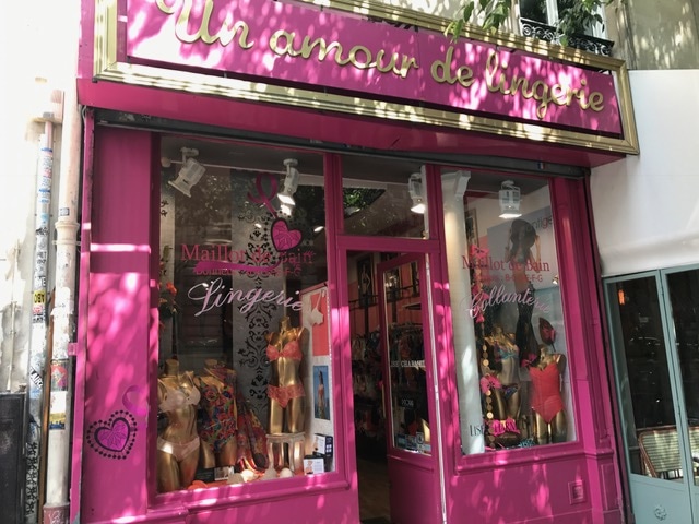 lingerie boutique paris